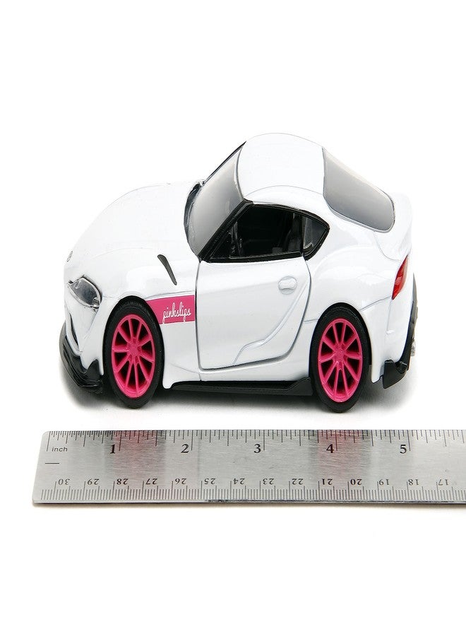 Jada Pink Slips 1:32 W1 2020 GR Toyota Supra Die-Cast Car, Toys for Kids and Adults(White) - Image 3