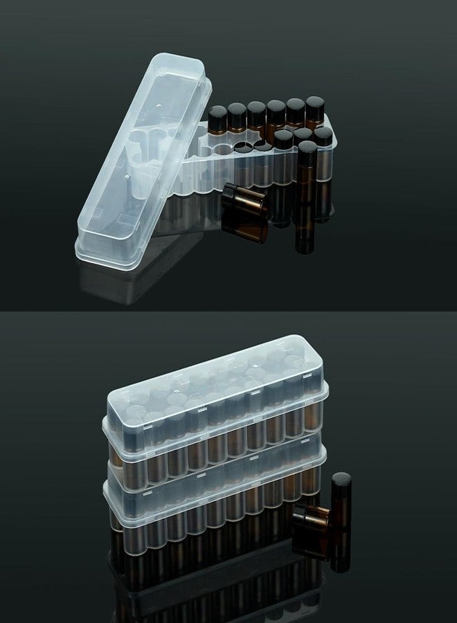 BCDHAMATE Space-Saving 24-Slot Vial Holder for Fridge – Stackable Peptide & Insulin Storage Case for 1-3mL Vials, Diabetic Care Organizer Solution - Image 2
