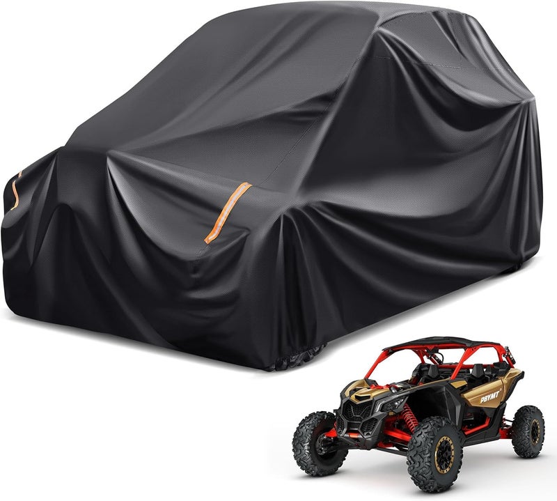 PBYMT Heavy Duty UTV Cover for 2 Seater, Waterproof Oxford Cover Compatible with Can-Am Maverick X3/RZR/Turbo/900/Kawasaki/Talon/SXS - Image 1