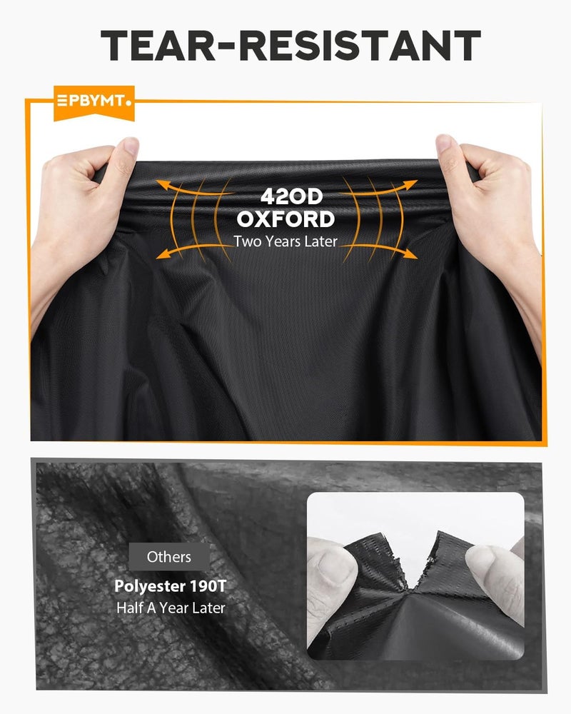 PBYMT Heavy Duty UTV Cover for 2 Seater, Waterproof Oxford Cover Compatible with Can-Am Maverick X3/RZR/Turbo/900/Kawasaki/Talon/SXS - Image 3