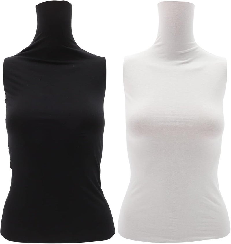 klarako 2pcs Female Dress Form Mannequin Torso Body Cover Mannequin Tailors Dummy Body Lace Cover for Clothing Jewelry Display Model Display - Image 1