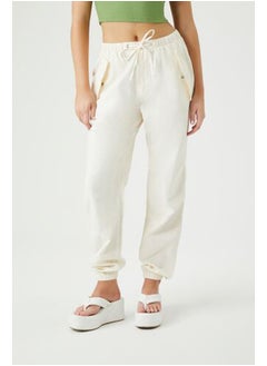 FOREVER 21 Twill Drawstring Joggers  - Image 2