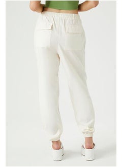 FOREVER 21 Twill Drawstring Joggers  - Image 4