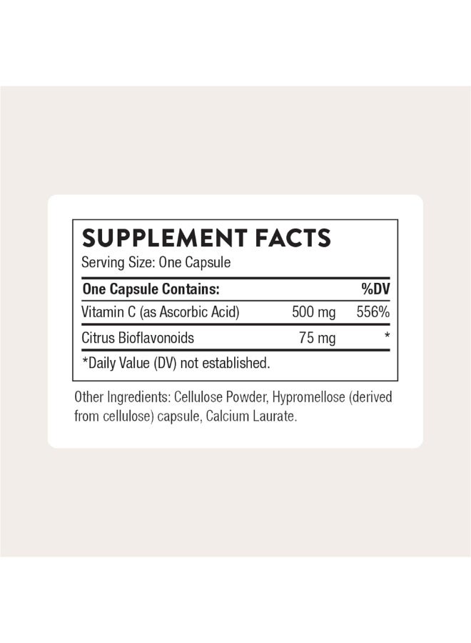 Thorne Vitamin C with Flavonoids - 90 Capsules - Dietary Supplement - Image 2