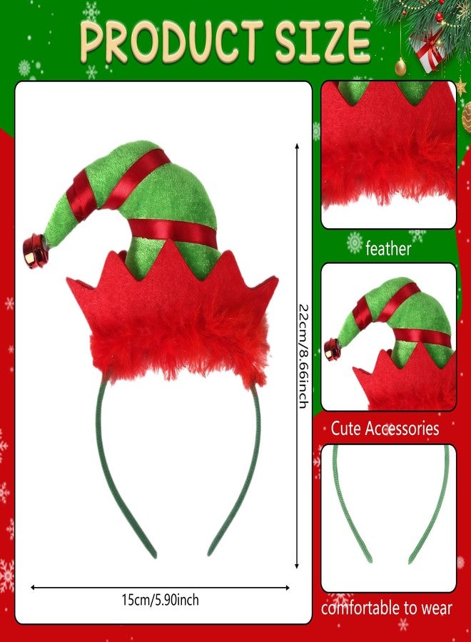 ZEYER Christmas Headbands Creative Elves Headband Christmas Elf Hair Band for Party Happy New Year Merry Christmas Hair Accessories 1PCS - Image 3