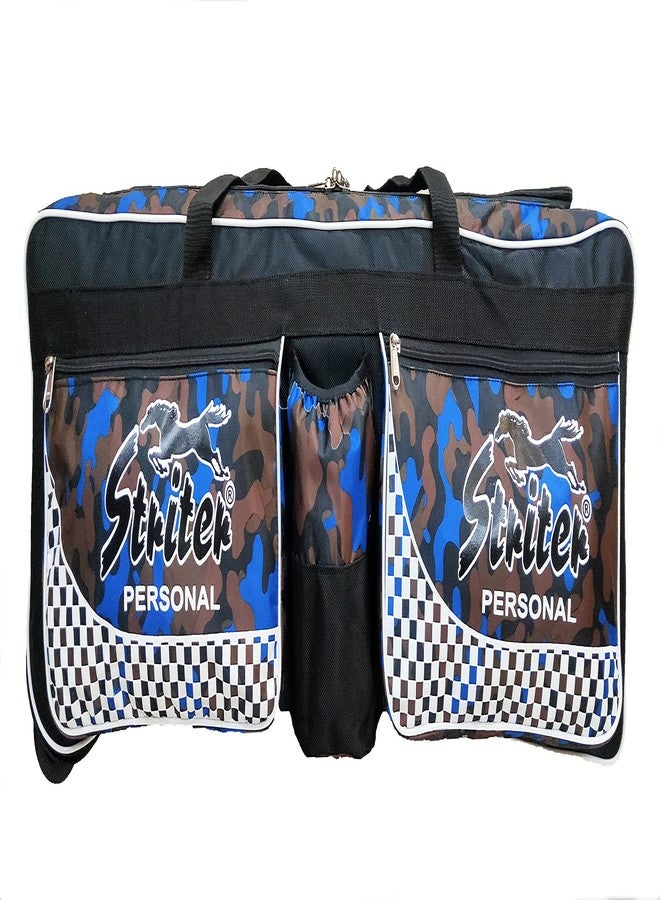 Striter® Cricket Kit Bag Cum Travel Duffel Bag with Rolling Wheels-Large 38 Inch Heavy Duty -Blue(Bag Only/Colors of Bag May Vary) - Image 3