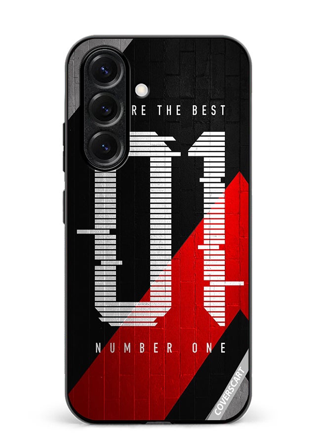 Protective Case Cover For Samsung Galaxy S25 Number One Design Multicolour