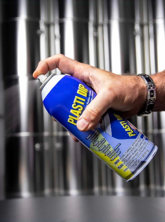 Plasti Dip Performix 11203 Plasti Dip Black Multi-Purpose Rubber Coating Aerosol - 11 oz. - Image 2