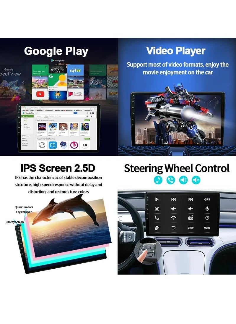 RAYMOS - Android Screen For Nissan X Trail 2022 2023 4GB RAM Support Apple Carplay Android Auto Wireless Fast Interface AHD Camera Included SIM Card Support Bluetooth Built-in DSP 10.1 Inch Big Touch Screen - Image 1
