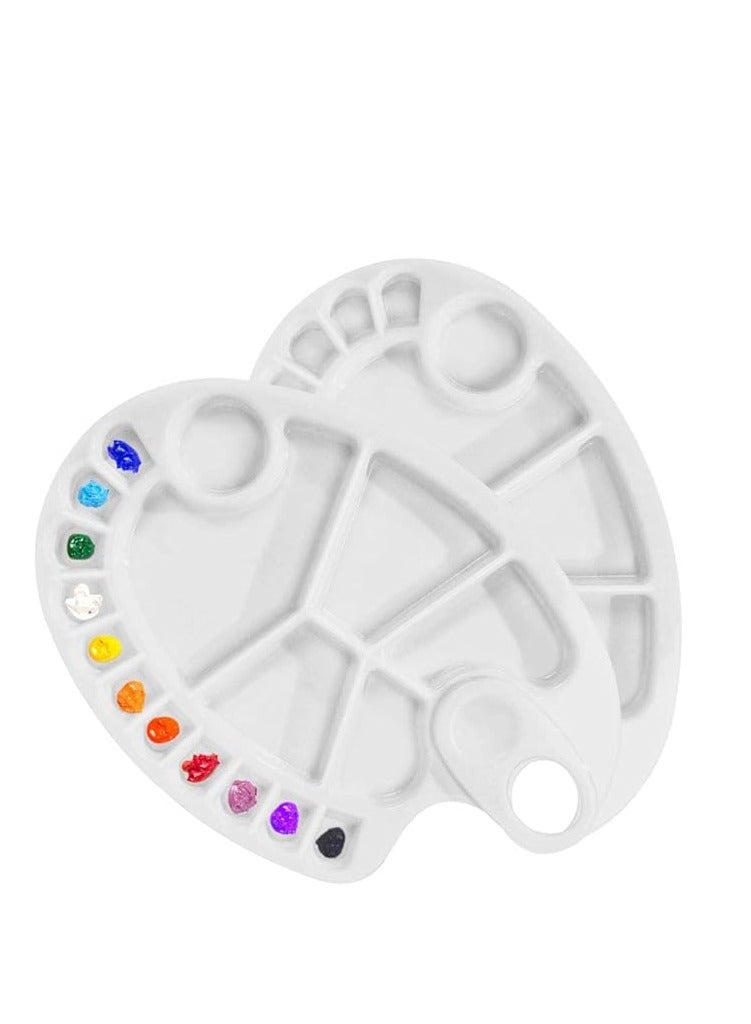 Generic Paint Tray Palettes 2 Pack, Oval Shaped Palette  - Image 1