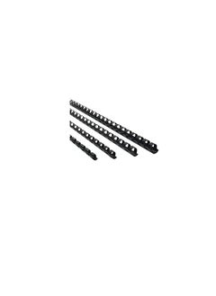 PARTNER 100-Piece Binding Combs 8mm Black 
