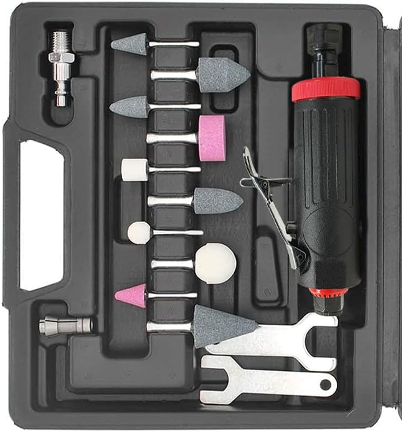 Air Die Grinder 1/4" 6Mm Pneumatic Die Grinder Air Powered 18 Gauge 22000 Rpm Grinding Machine Engraving Polish Pneumatic Rotary Tool Rd-F2011 - Image 3