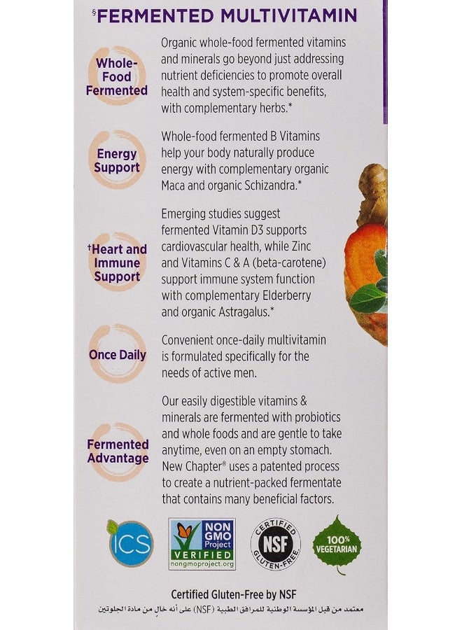 New Chapter Every Man's One Daily Multivitamin Tablets - Image 2