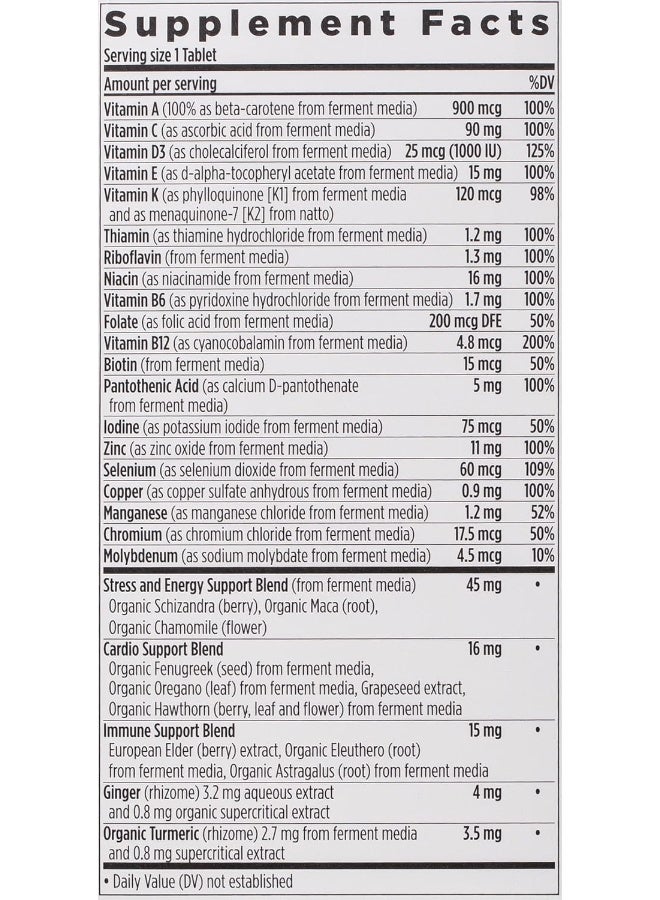 New Chapter Every Man's One Daily Multivitamin Tablets - Image 4