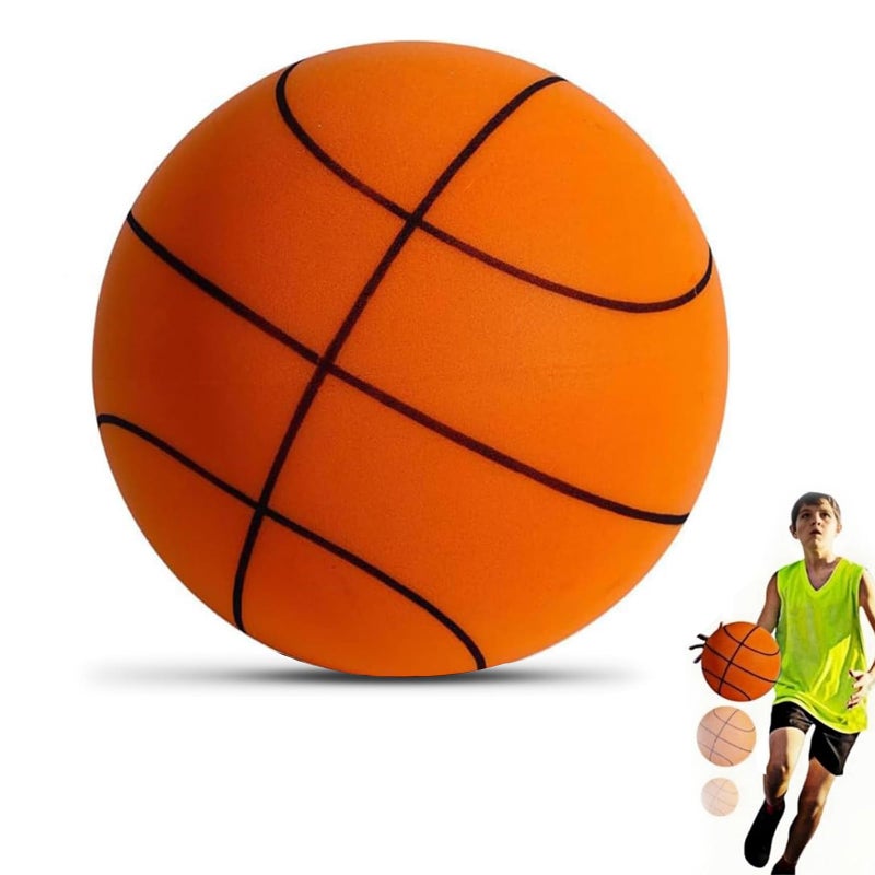 Sprstar Silent Basketball Size 7 (29.5") - 2026 New Upgrade Foam Basketball Arcade Game Indoor | Ball for Quiet Dribbling and Indoor Training,Pro PU Foam Ball â€“ Higher Bounce - Image 1