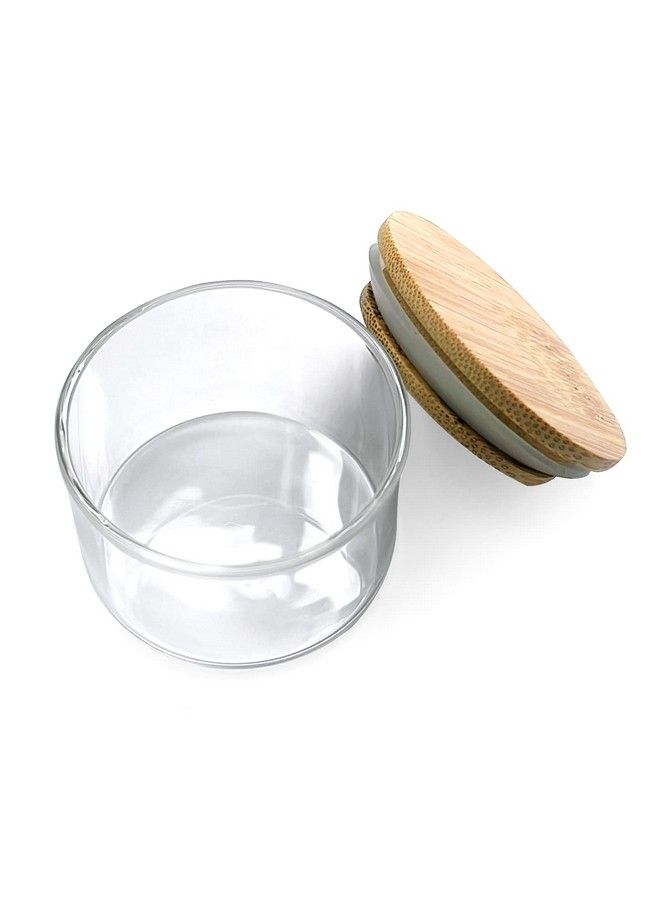 Honey Joy Acrylic Liquid Powder Glass Dappen Dish Glass Cup W Lock Bamboo Cap Lid Bowl For Acrylic Nail Art Kit Hjnapb026 - Image 3