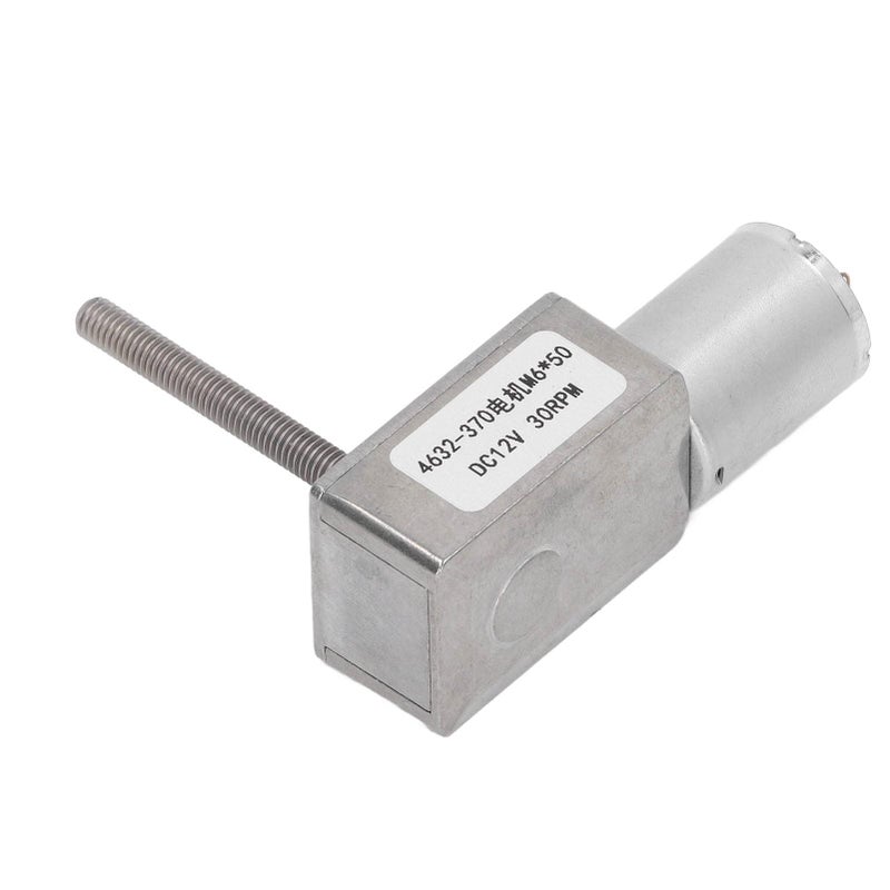 DC 12V 30RPM Geared Motor Self Locking M6x50mm Shaft High Torque Window Opener - Image 4