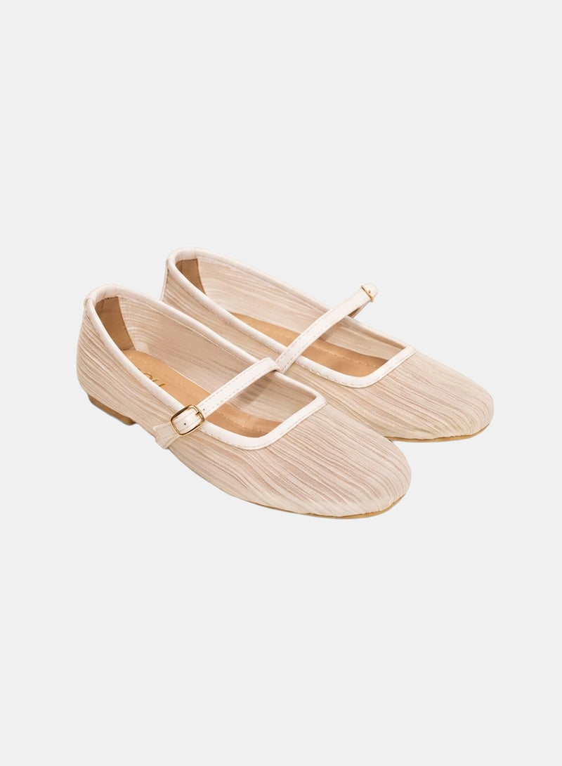 Ballerina-Pleated Texture Ballet