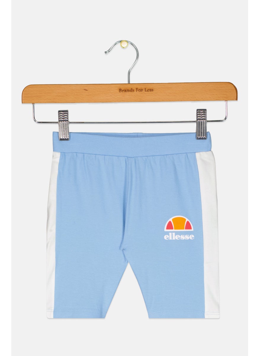 Ellesse - Toddlers Boy Brand Logo Cycling Shorts, Light Blue - Image 1