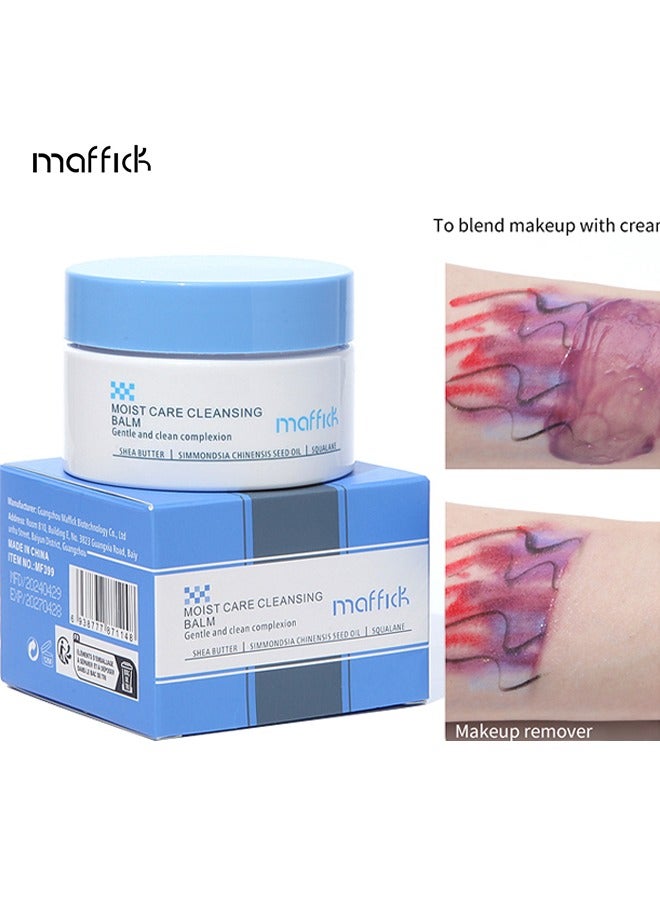 maffick Moist Care Cleansing Balm-Gentle and Clean Complexion, Deep Clear Cleansing Balm, All in One Facial Cleanser for Heavy Makeup Removal, Moisturized Finish with Plant Based Oil - Image 1
