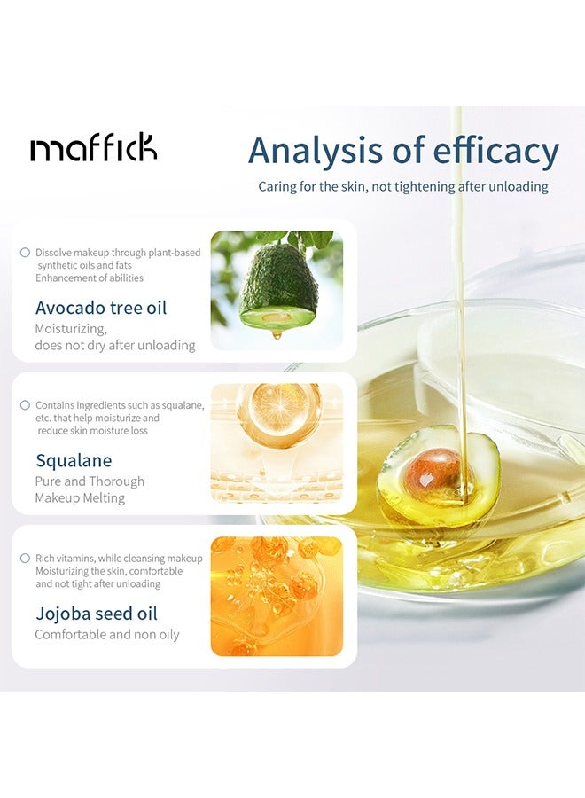maffick Moist Care Cleansing Balm-Gentle and Clean Complexion, Deep Clear Cleansing Balm, All in One Facial Cleanser for Heavy Makeup Removal, Moisturized Finish with Plant Based Oil - Image 3