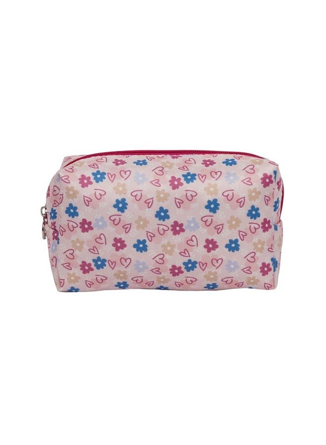 QIPS All-in-One Combo Travel Organizer Pouch: Makeup Pouch, Cosmetic Bag, Gadget Organizer, Toiletry Bag, Medicine Kit & More |Blush & Light Blue| - Image 3
