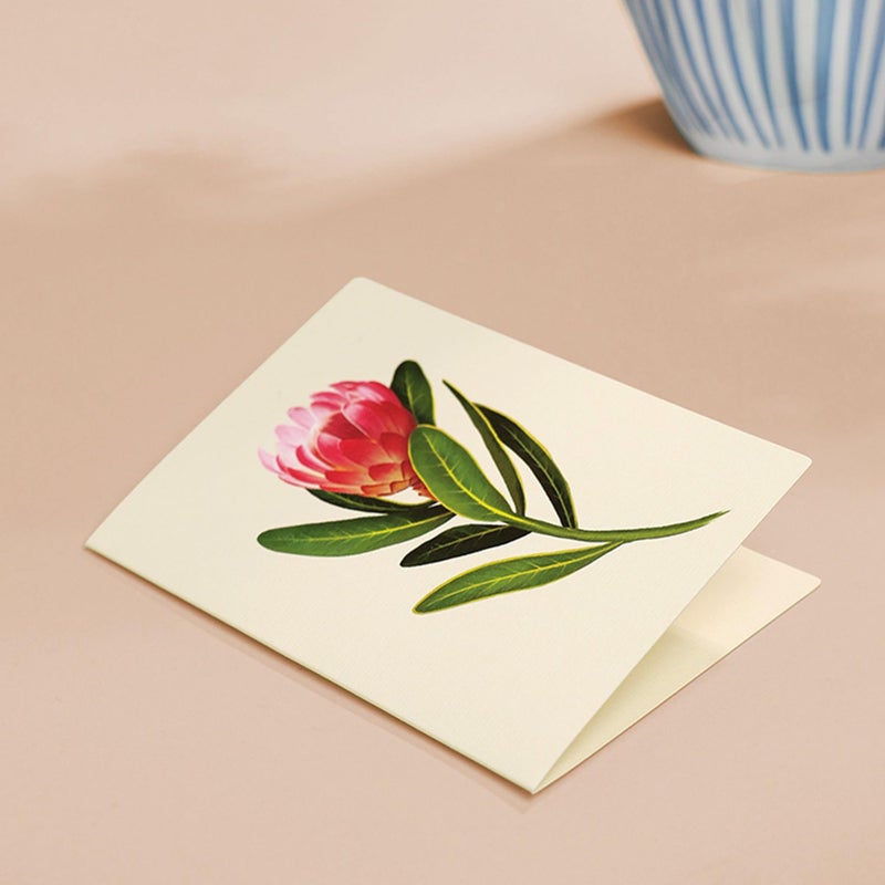 Freshcut Paper Tropical Paradise Pop Up Cards, 12 Inch Life Sized Forever Flower Bouquet 3D Popup Greeting Card, Birthday Cards, Anniversary Card, Blank Notecard & Envelope - Image 5