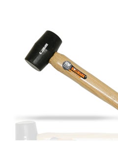 Bullwark Bullwark Rubber Hammer 35mm 60g Weight Nitrile Rubber Hardwood Handle  - Image 2
