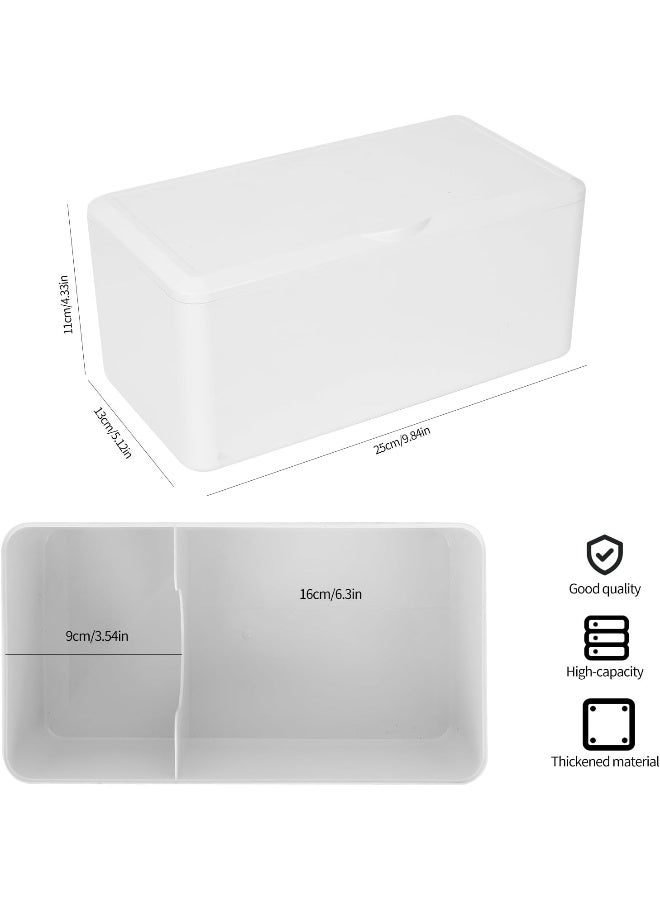ChengFu pad and tampon organizer for bathroomSanitary Napkin Holder Pad and Tampon Organizer for Period Sanitary Napkin Storage Container White - Image 2