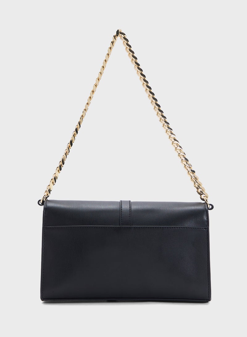 تومي هيلفيغر حقيبة كروس بودي هيريتيج قابلة للتحويل مع سلسلة - Image 2