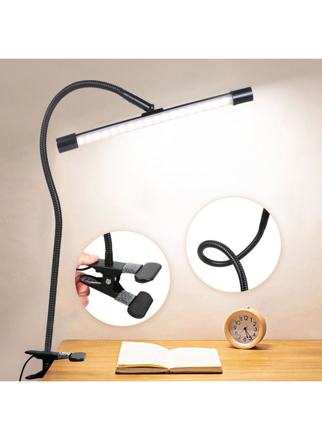 Loquat DC 5 V 7W 36 LEDs Clamp Clip Desk Light Table Lamp Black 34*8*13cm - Image 5