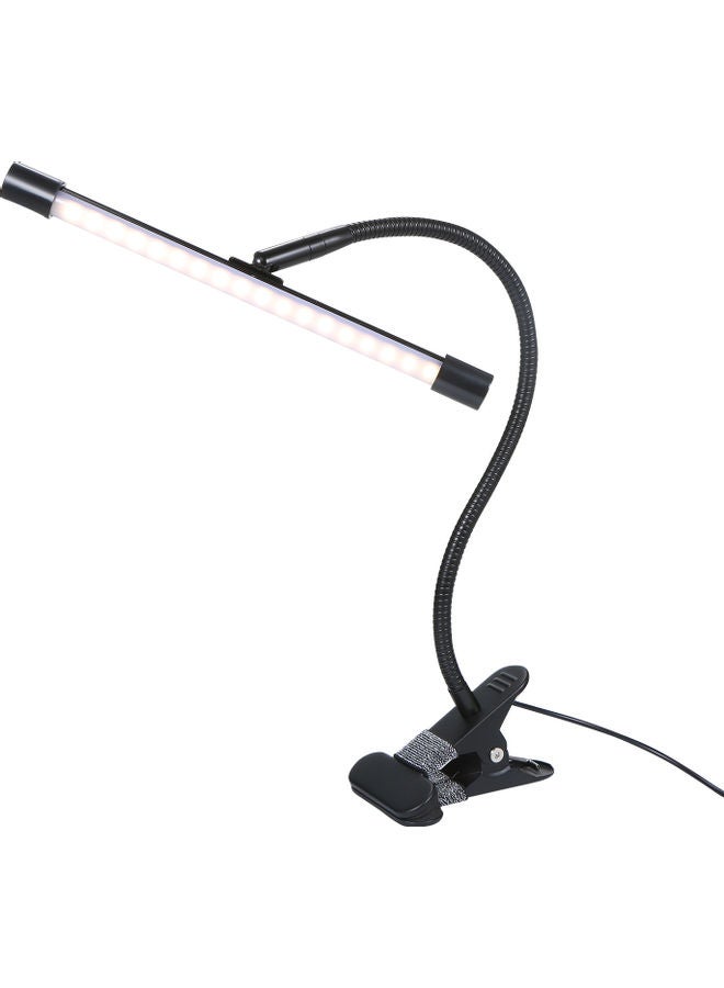 Loquat DC 5 V 7W 36 LEDs Clamp Clip Desk Light Table Lamp Black 34*8*13cm - Image 1