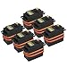 Beffkkip 6PCS MG995 55g Servo RC Servos Digital High Speed Torque Servo Motor Metal Gear Servo Waterproof for Futaba JR RC Car Airplane Helicopter Mechanical Arm Control Angle 180 - Image 4