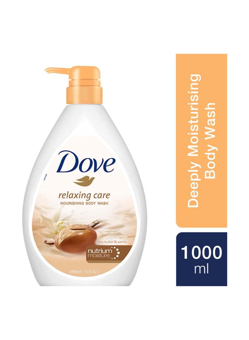 دوف غسول الجسم بزبدة الشيا والفانيليا 1000 مل - Image 2