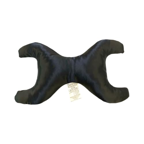 Save My Face!" Pillow La Petite Just The Pillow Luxury Satin Black - Image 2