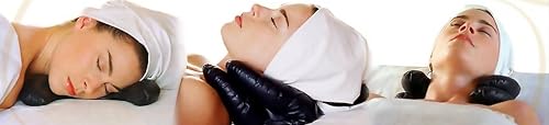 Save My Face!" Pillow La Petite Just The Pillow Luxury Satin Black - Image 4