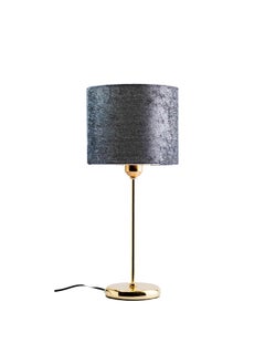 Cluc Tavolo Gold Table Lamp - Grey (Velvet)  - Image 1
