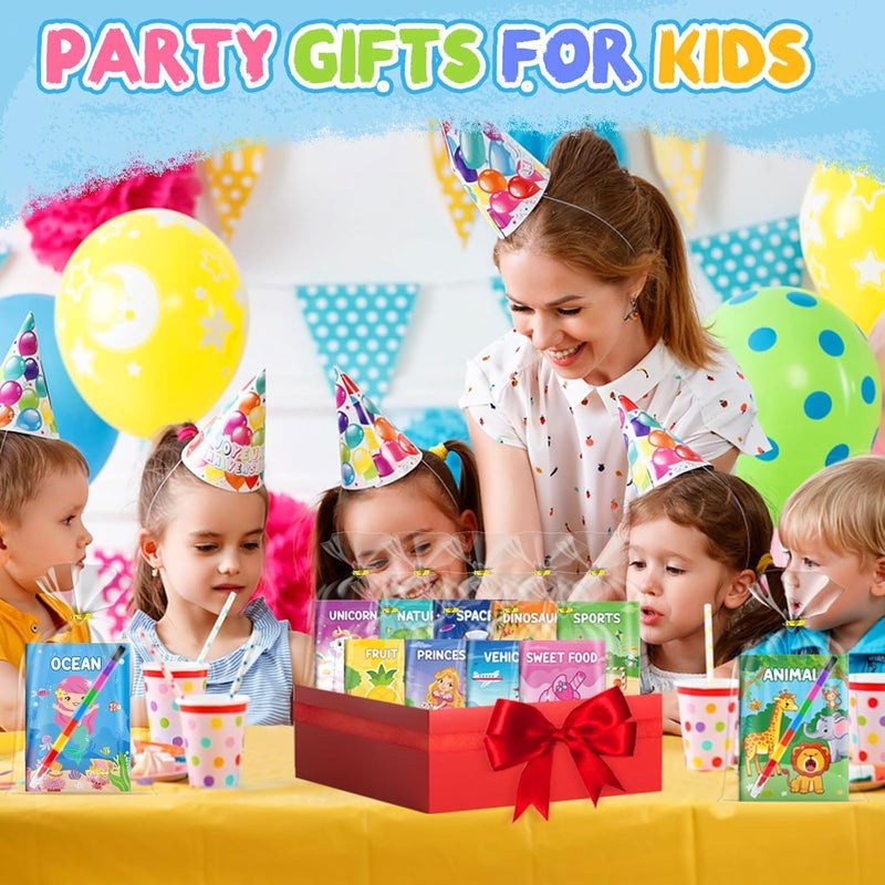ZMLM Set product combo compatible Coloring Books for Kids Party Favors: Bulk Crayons Mini Coloring Books for Kids Ages 4-8 Birthday Goodie Bags Stuffers Toddlers Return Gifts Classroom Prizes (Classic, 16) Quick use-switch compatible build - Image 4