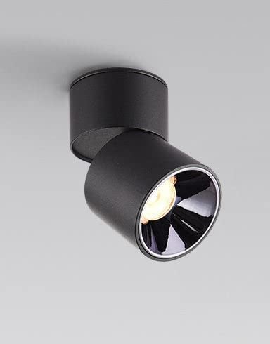 FILLISKA Aluminium 18 Watt Led 360° Rotatable Surface/Spot Light, With Luxurious Black Reflector, Shockproof Alluminium Body & Antiglare Diffuser (Natural White) - Image 1