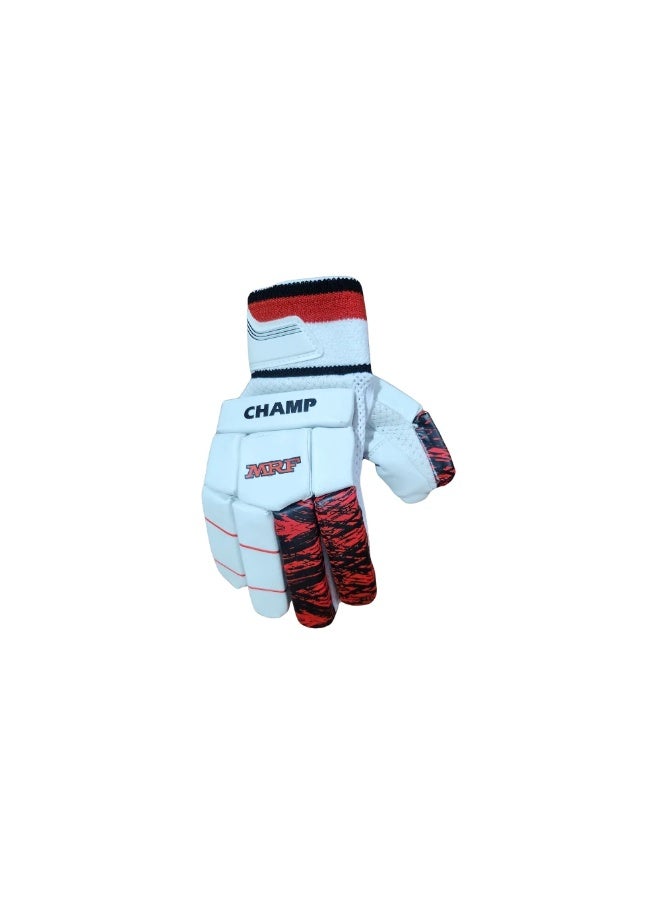 MRF Champ Cricket Batting Gloves - Small Boys Right Hand - Image 3