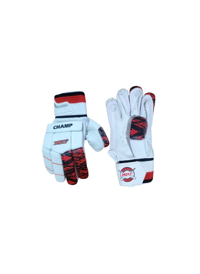 MRF Champ Cricket Batting Gloves - Small Boys Right Hand - Image 4