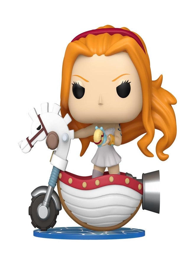 Funko Pop! Rides: One Piece - Rides Nami with White Hobby Horse (2025 Wondrous Convention Limited Edition) #128 - Image 3