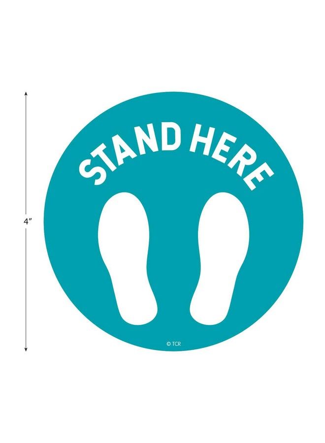 Teacher Created Resources Spot On Floor Markers: Stand Here 4" (Tcr77508) - Image 4