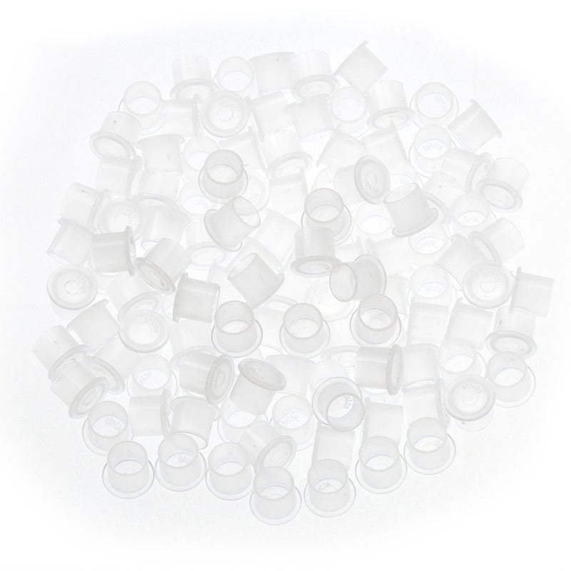 1000pcs Tattoo Microblading Pigment Ink Container Cup Tattoo Ink Holder Eyebrow Tattoo Kit 11mm - Image 1
