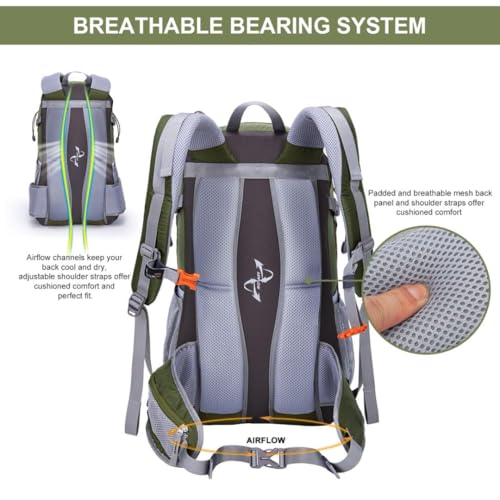 MOUNTAINTOP 25L/40L Hiking Backpack,Lightweight Travel Backpack for Men Women Outdoor Backpacking, Camping - Image 4