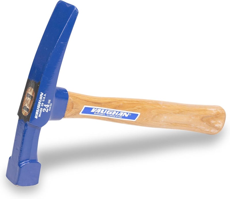 Vaughan Brick Layers Hammer, 24 oz Steel Masonry Hammer, Made In The USA, BL24, VN17810 - Image 1