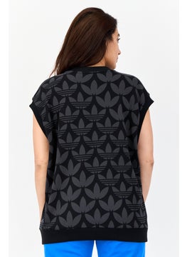 adidas Originals Women Sportswear Fit Sleeveless Outdoor Vest, Black  - Image 4