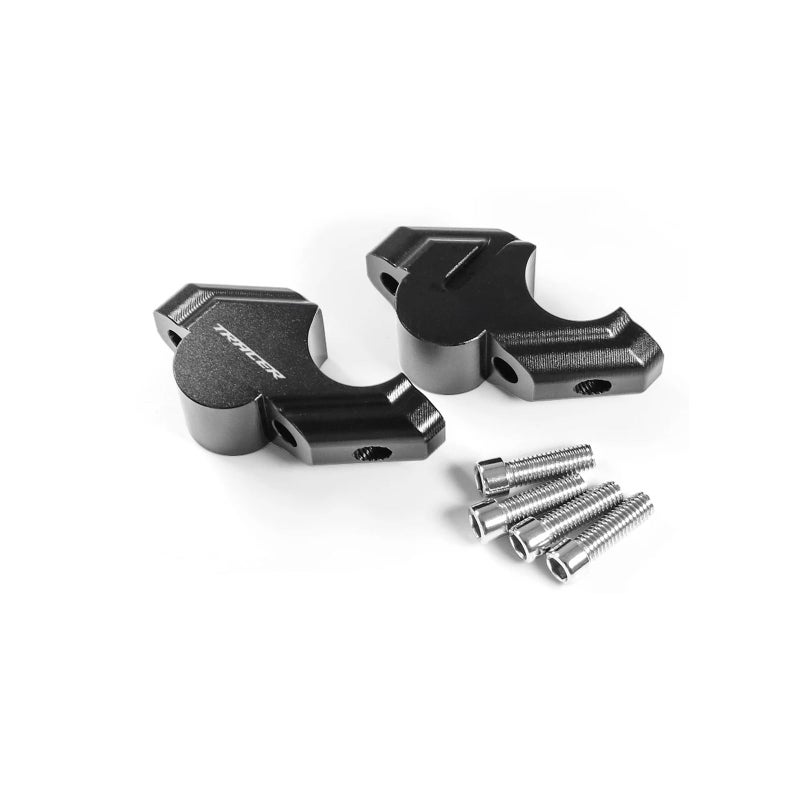VITINO Motorcycle CNC Aluminum Handlebar Riser Heightening Clamp Mount Fit For YAMAHA TRACER 9 GT 20212024 Accessories Black