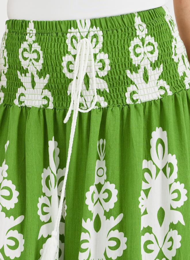 Styli Styli All-Over Printed A-Line Maxi Skirt  - Image 4