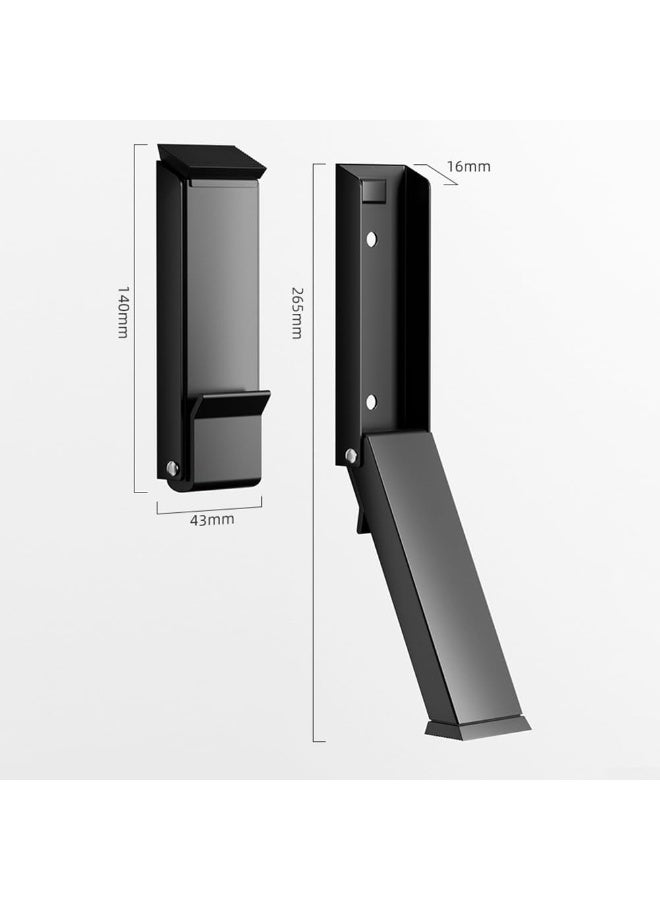 M MIAOYAN Foot-operated doorstops with anti-slip rubber tips and stainless steel construction can securely fix doors in indoor and outdoor environments. - Image 2
